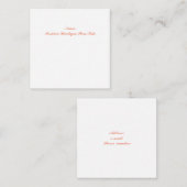 Enkel Notitiekaartje (Voorkant / Achterkant)