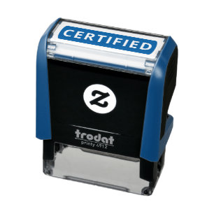 ENKEL PRODUCT GECERTIFICEERDE RUBBEREN STEMPEL