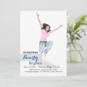 Enkel uw Uitnodiging van het Afstuderen van de Fot (Staand voorkant)