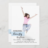 Enkel uw Uitnodiging van het Afstuderen van de Fot (Voorkant / Achterkant)