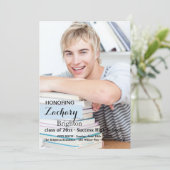 Enkel uw Uitnodiging van het Afstuderen van de Fot (Staand voorkant)