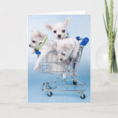 Enkel zeggend hallo kaart (Voorkant)