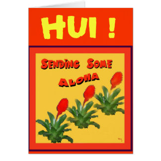 ENKELE ALOHA-kaart VERZENDEN