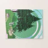 enkele bosvrienden  legpuzzel (Horizontaal)