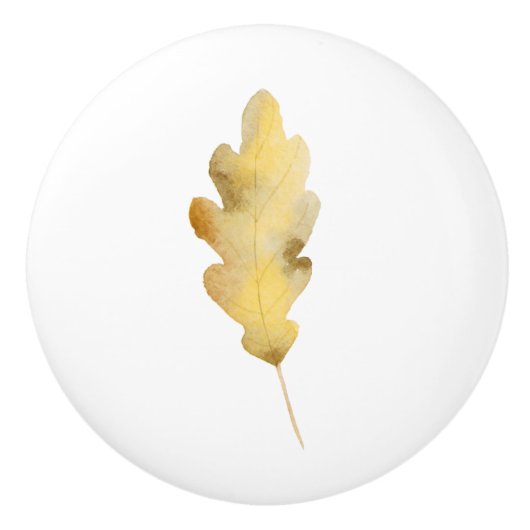 Enkele eikenwerfknoppen keramische knop (Voorkant)