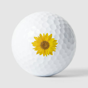 Enkele Gele Zonnebloem Golfballen