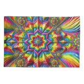 Enkele Kussensloop met LGBTQ kleuren (Achterkant)