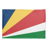 Enkele Kussensloop met Seychellen kleuren (Achterkant)