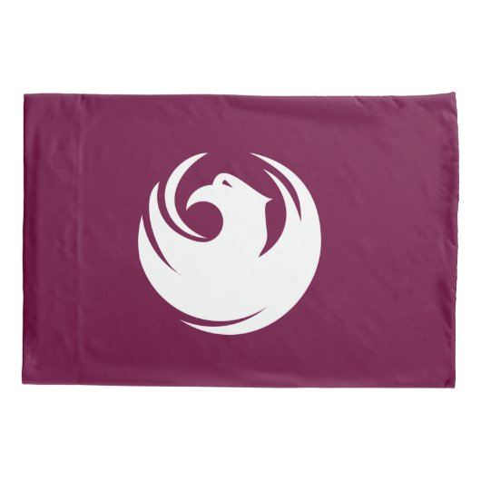 Enkele kussensloop met vlag van Phoenix City (Achterkant)