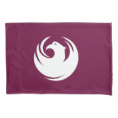 Enkele kussensloop met vlag van Phoenix City (Voorkant)