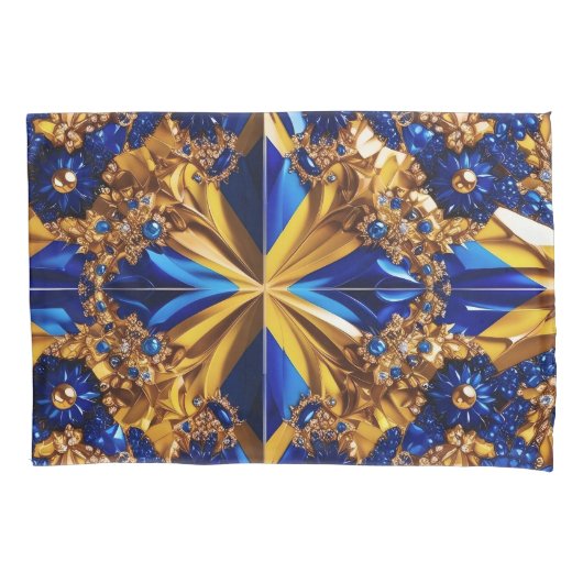 Enkele Kussensloop met Zweedse kleuren (Voorkant)