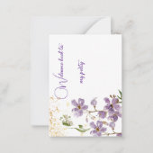 Enkele notitiekaartjes (Voorkant)