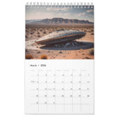 Enkele Pagina KleinKalender, Wit Kalender (Mar 2026)