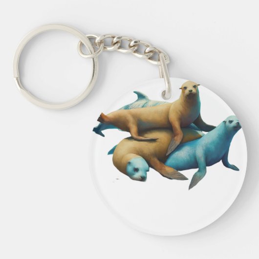 Enkele sleutelhanger (Voorkant)