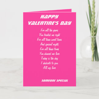 Enkele speciale Valentijnsdagen Feestdagen Kaart