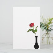 Enkelroze Briefpapier (Staand voorkant)