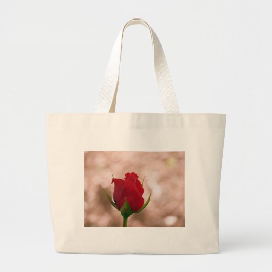 Enkelroze Grote Tote Bag (Voorkant)