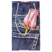 Enkelroze roze klein cadeauzakje (Achterkant)