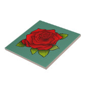 Enkelroze Tegeltje (Zijkant)