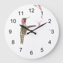 Enkelvogel en enkele bloem grote klok