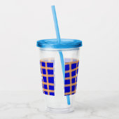 Enkelvoudig gram add your name letter man t acryl drinkbeker (Links)