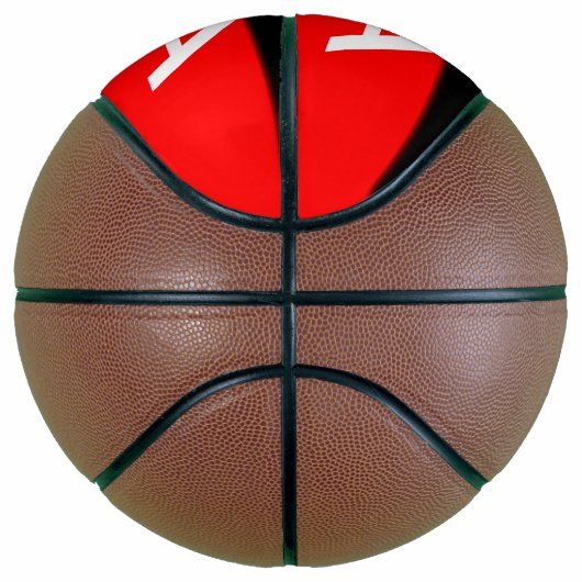 Enkelvoudig gram add your name letter man t basketbal (Rechts)