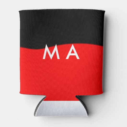 Enkelvoudig gram add your name letter man t blikjeskoeler (Voorkant)