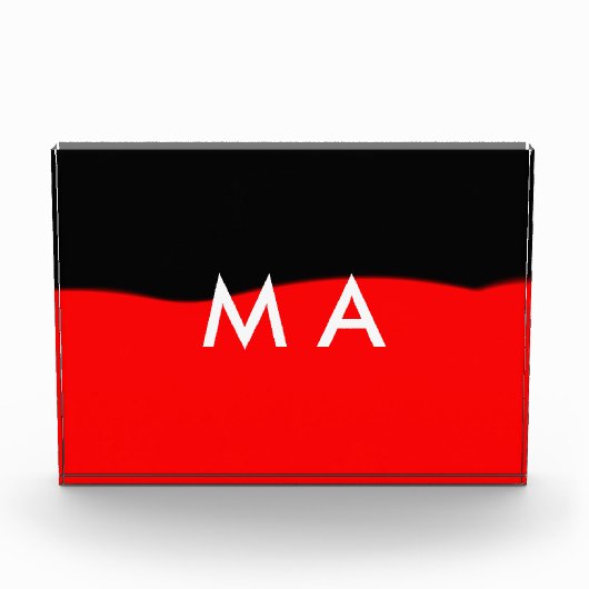 Enkelvoudig gram add your name letter man t fotoblokken (Voorkant)