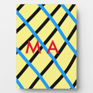 Enkelvoudig gram add your name letter man t fotoplaat