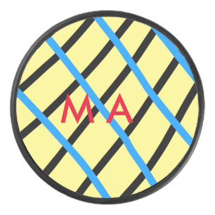 Enkelvoudig gram add your name letter man t hockey puck