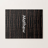 Enkelvoudig gram add your name letter man t legpuzzel (Horizontaal)