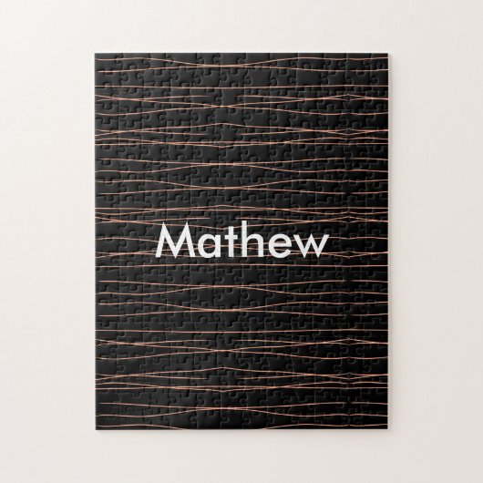 Enkelvoudig gram add your name letter man t legpuzzel (Verticaal)