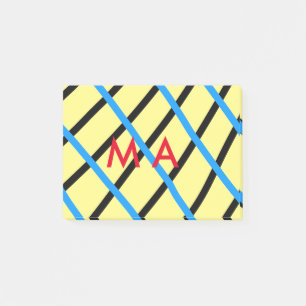 Enkelvoudig gram add your name letter man t post-it® notes