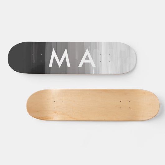 Enkelvoudig gram add your name letter man t skateboard (Horizontaal)