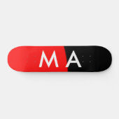 Enkelvoudig gram add your name letter man t skateboard (Horizontaal)