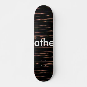 Enkelvoudig gram add your name letter man t skateboard