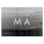 Enkelvoudig gram add your name letter man t snijplank (Voorkant)