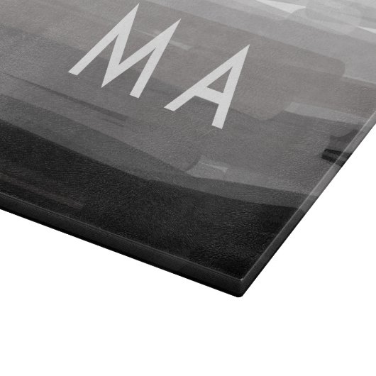 Enkelvoudig gram add your name letter man t snijplank (Hoek)