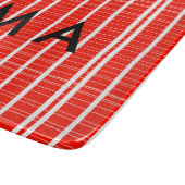 Enkelvoudig gram add your name letter man t snijplank (Hoek)