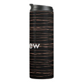 Enkelvoudig gram add your name letter man t thermosbeker (Geroteerd rechts)