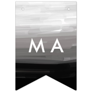 Enkelvoudig gram add your name letter man t vlaggetjes