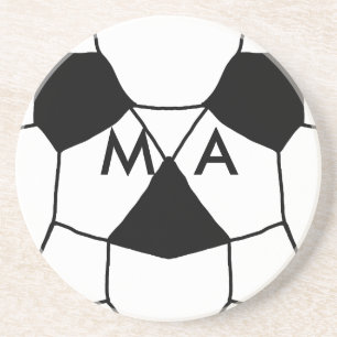 Enkelvoudig gram add your name letter man t zandsteen onderzetter