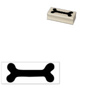 Enkelvoudig hondenbot 	rubberstempel (Gestempeld)