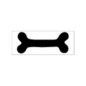 Enkelvoudig hondenbot 	rubberstempel (Afrduk)