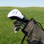 Enkelvoudige add name cheers paar name custom golfheadcover (Insitu)