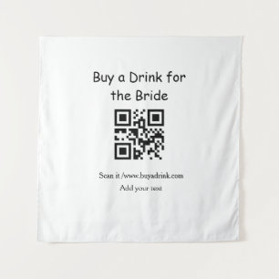 Enkelvoudige bacheloret buy a bride drink baard wandkleed