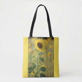 Enkelvoudige Canvas tas van zonnebloemen