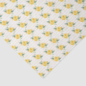 Enkelvoudige Gele Roos uit Texas Tissuepapier (Detail)