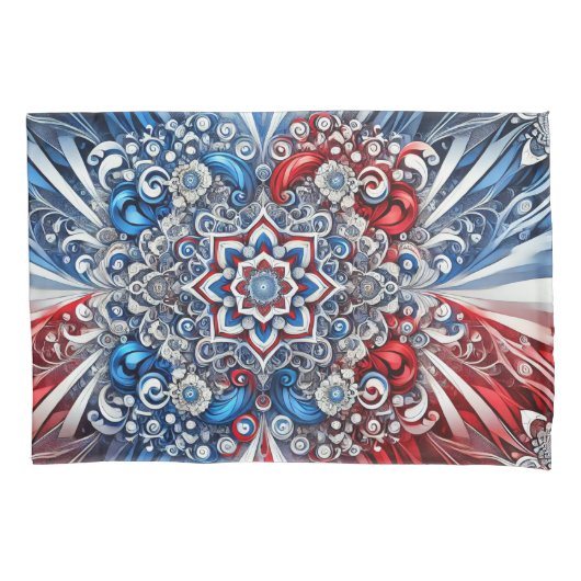 Enkelvoudige Kussensloop met Franse kleuren (Voorkant)