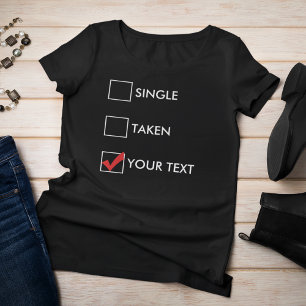 Enkelvoudige opname (Jouw tekst) T-shirt